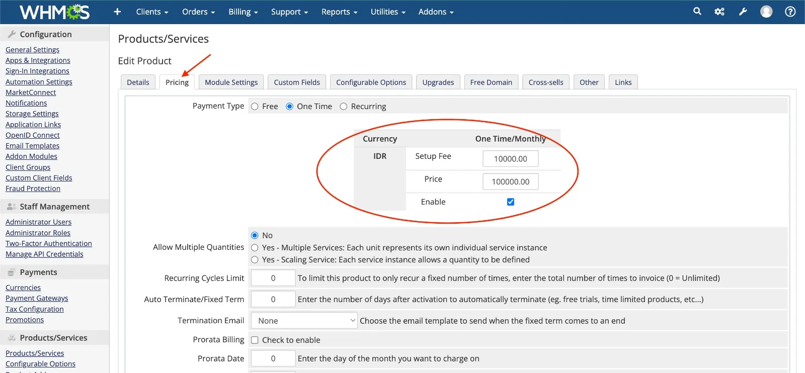 Pricing Produk